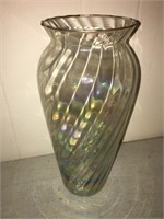Florentine Opalescent Glass Vase
