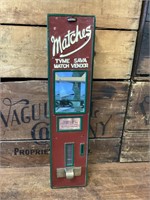 Original Match Box Coin-Op Machine