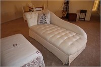 UPHOLSTERED CHAISE: