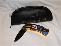 Dale Earnhardt Decorative Knife 3" blade w/soft