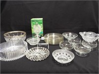 Clear Glass Plates, Bowls (20+)