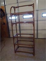 Etagere with 5 glass shelves