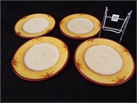 Fitz & Floyd Plates, 8.5" (4)