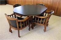 Game Table with Chairs