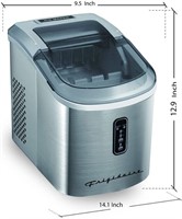 Counter Top ice Maker with Over-Sized Ice Bucket