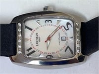 Locman Diamond Titanio Ref 483 Titanium Case Watch