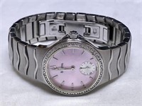 New ladies Bulova pink MOP dial Watch