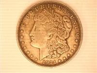 1921 Morgan Silver Dollar;