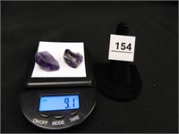 Amethyst; Raw Stones; 9.1 grams;