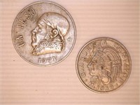 Mexican Coins-1969-Cincuenta Centavos