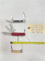 3 Assorted Pocket Knives