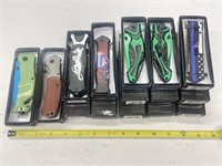 (15 Pcs) Folding Pocket Knives