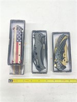 (4 Pcs) Folding Pocket Knives