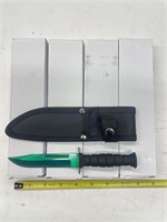 (4 Pcs) Fixed Blade Knife W/ Sheath