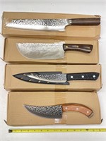 (4 Pcs) Kitchen Knives