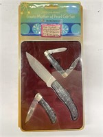 Winchester Mother of Pearl Knife Set