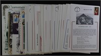 US Stamps 60+ Oversized FDC Cards incl 50 Hammond