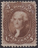 US Stamps #76 Mint Regummed with rounded CV $550