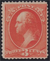 US Stamps #214 Mint NH with pristine gum CV $190