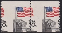 US Stamps EFO #1895 Mint DG/NH Misperf Pair, left