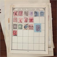 New Zealand Stamps Used and Mint Hinged accumulati