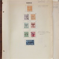 Samoa Stamps Used and Mint Hinged accumulation on