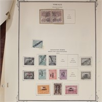 Thrace Stamps Used and Mint Hinged accumulation on