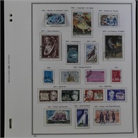 France Stamps 1970-96 Used on Pages, nice clean st