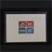 Germany Stamps #B68 Mint No Gum 1935 S/S CV $975