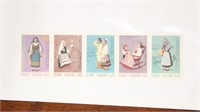 Finland Stamps Accumulation in Glassines and on Ca