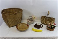 Collection of Vintage Baskets