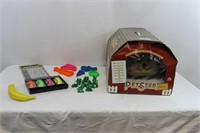Original Petster Electronic Pet Cat  & 1980s Toys