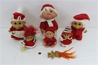 Vintage Holiday Trolls 1960s 1970s 1980s
