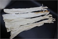 Duo of Antique Victorian Silk Opera Gloves