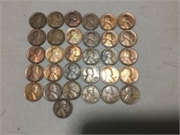 31 Lincoln Wheat Pennies