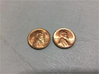 1955 and1956 Lincoln Wheat Pennies