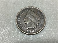 1904 Indian penny