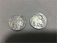 1929 and 1929 S Buffalo Nickels
