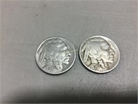 1936 and 1936 D Buffalo Nickels