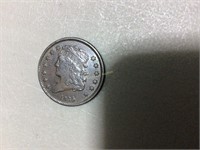 1835 Turban Head half cent