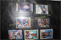 7 AUTOGRAPHED BASEBALL CARDS