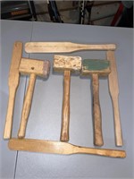 Wood Hammers & Spatula