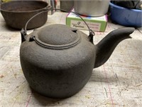 Antique Cast Iron Kettle