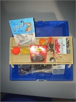 Plano Royal Blue Fishing Tackle Box with Lures