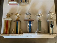 1970’s Go Cart Racing Trophies (5)