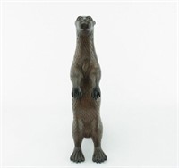 Rare Full-Size Standing Otter