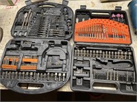 Two Sets Screw Bits And Drill Bits Partial Sets