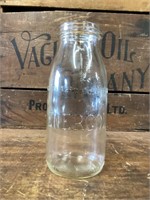 Embossed Energol Quart Oil Bottle