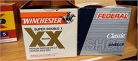 Two partial boxes of 12 gauge shells {no ship}
