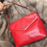 Kate Spade Leena La Vita Ostrich leather bag